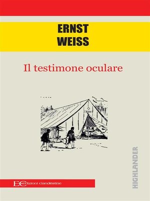 cover image of Il testimone oculare